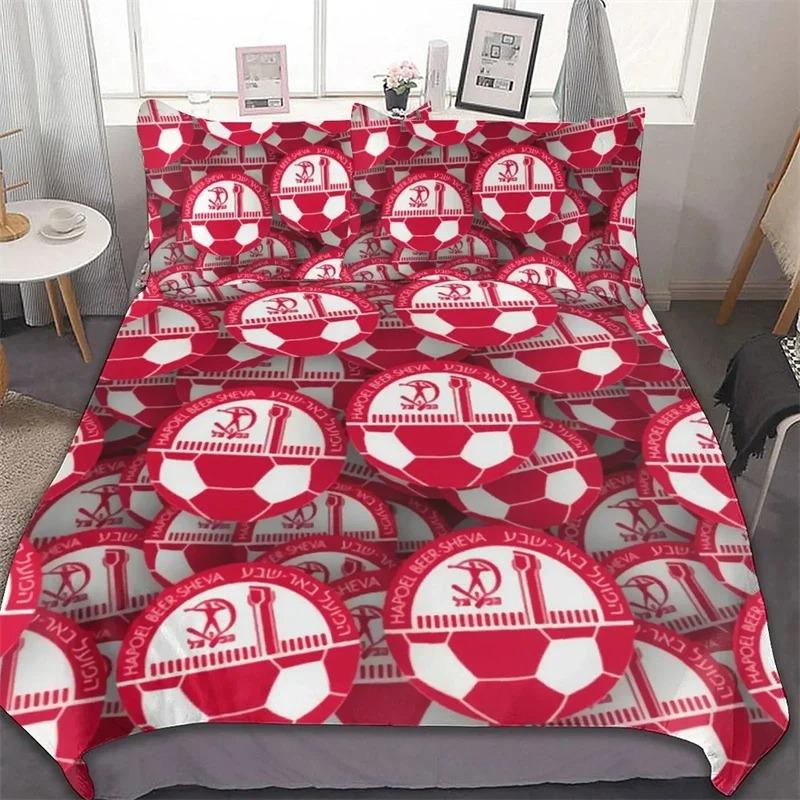 Hapoel Beer Sheva Bedding Set,Duvet Cover Comforter Bed Set Quilt Cover Pillowcase,King Queen Twin Size Boys Girls Adultse