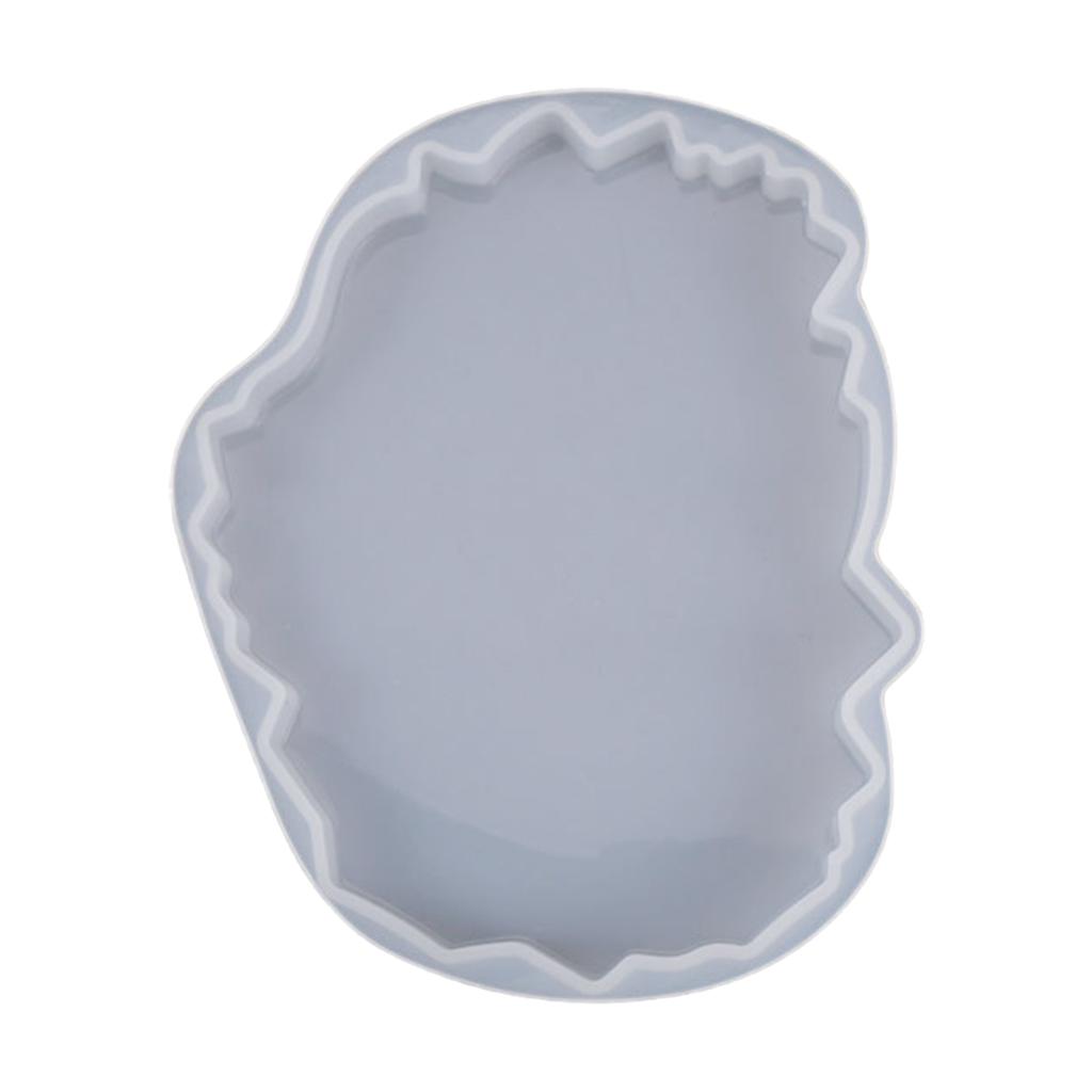 

Силиконовые ювелирные изделия, эпоксидная смола, литейная форма, декоративная подставка под стакан из хрустального агата, нерегулярная волнистая подставка для кружки 6