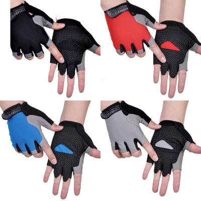 Fingerlose Halbfingerhandschuhe Atmungsaktives Fahrradzubehör Outdoor-Sportarten