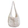 Korean bag new autumn and winter rhombus messenger bag large capacity casual cloud pleated shoulder large bag personalized dumplings