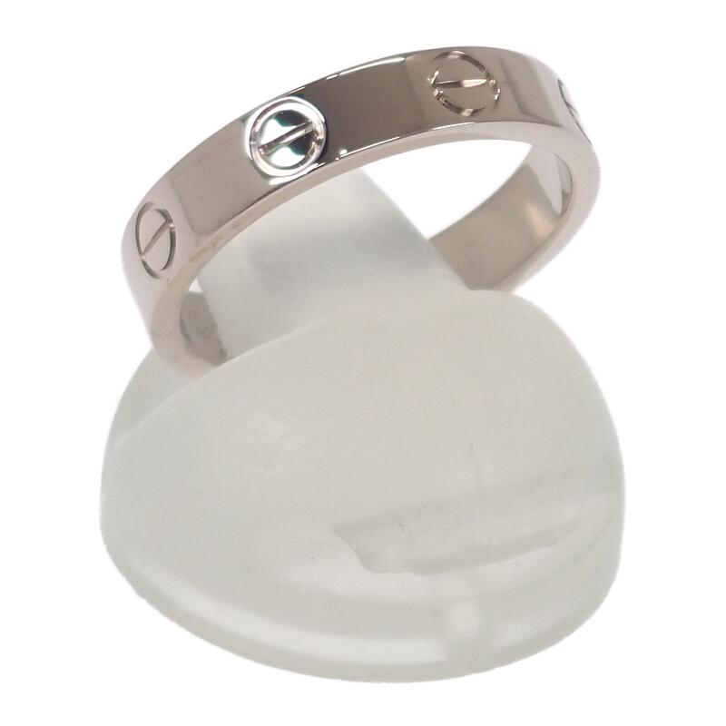 CARTIER  B4085149 #9(JP Size) ring K18 white gold Women