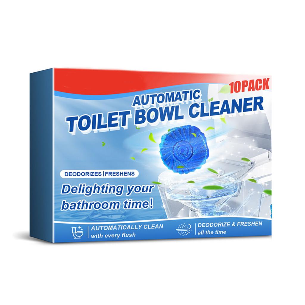 10pcs Automatic Toilet Bowl Cleaner Toilet Cleaning Tablets Convenient Solution for Clean Toilet Convenient To Use