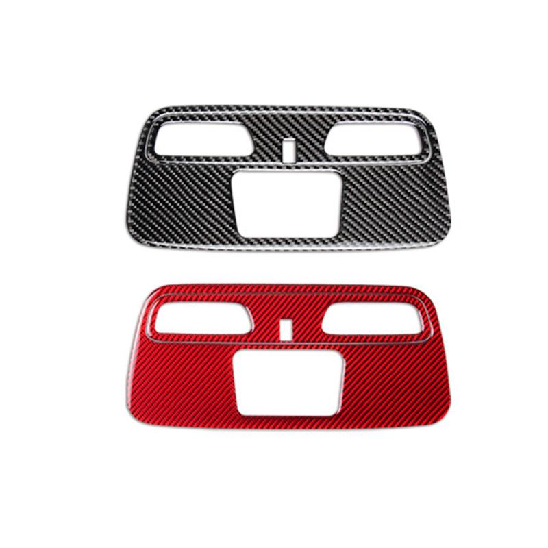 For Chevrolet Camaro 2016-2019 Real Carbon Fiber Car Roof Light Lamp Switch Panel Cover Trim Interior Accessories