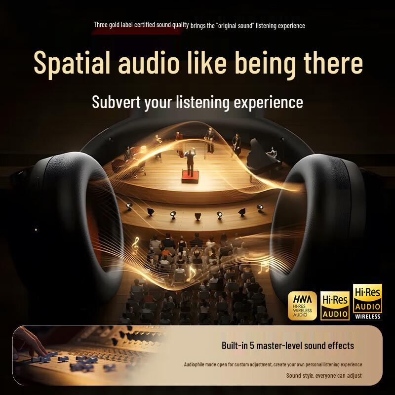 EDIFIER W820NB Triple Gold Standard Active Noise Cancelling Headset