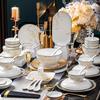 Huihuang 78-Piece Jingdezhen Ceramic Dinnerware Set - Flourishing Design
