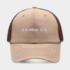 New Simple Small Letter Embroidery Mesh Splicing Breathable Baseball Cap Men's and Women's Tide Outdoor Leisure Shopping Sun Hat