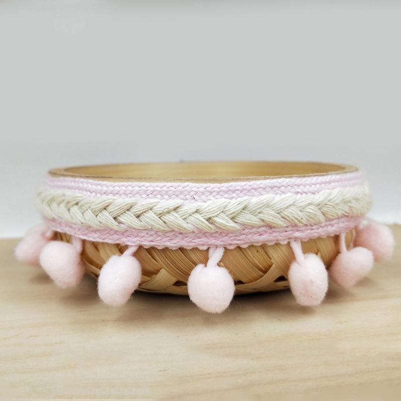 

1 м 1,2 см винтажные кисточки для украшения, вышитые ленты, помпоны в народном стиле, швейные принадлежности, лента «сделай сам», многоцветная розовый