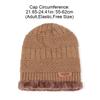 Winter Men's Beanie Hat Scarf Set Warm Plush Neck Cover Cap Men Women Fleece Knitted Thick Ski Cap Windproof Riding Balaclava