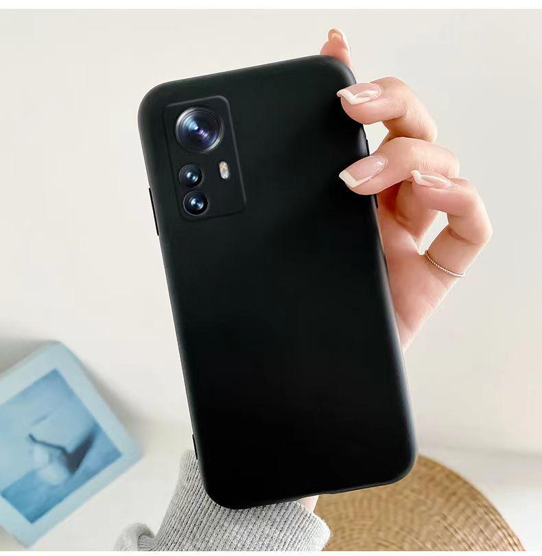 Liquid Silicone Case for Xiaomi Redmi Note 12s Lens Protection Shockproof Cover For Redmi Note12s Note 12 S Matte Case Couqe