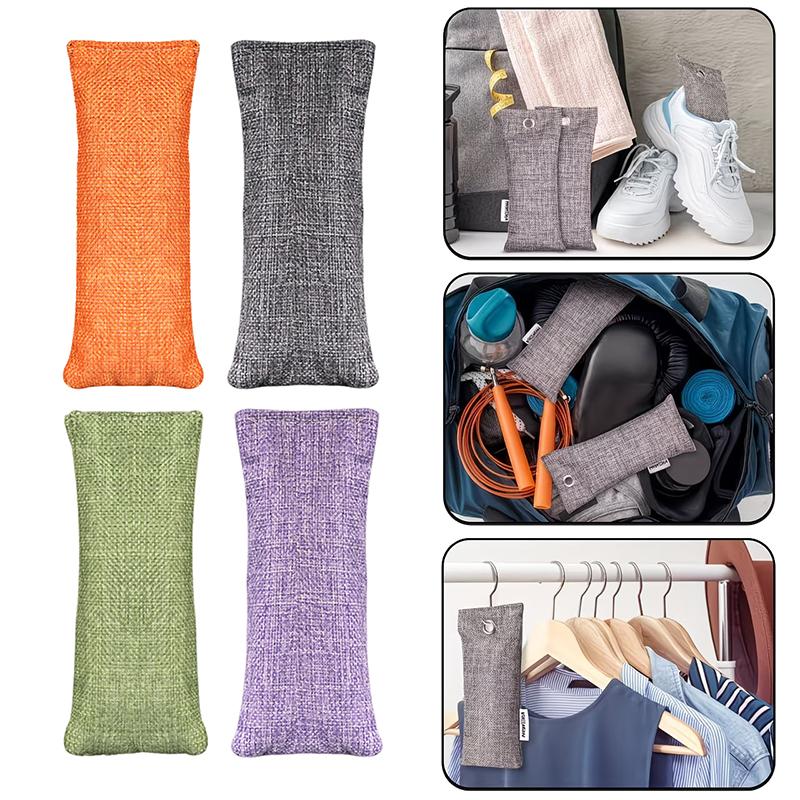 10/20/30 Pezzi Sacchetti Purificatori d'Aria al Carbone di Bambù Naturale Assorbitori di Umidità Sacchetti Deodoranti Perfetti Per Casa Auto Armadio per Scarpe
