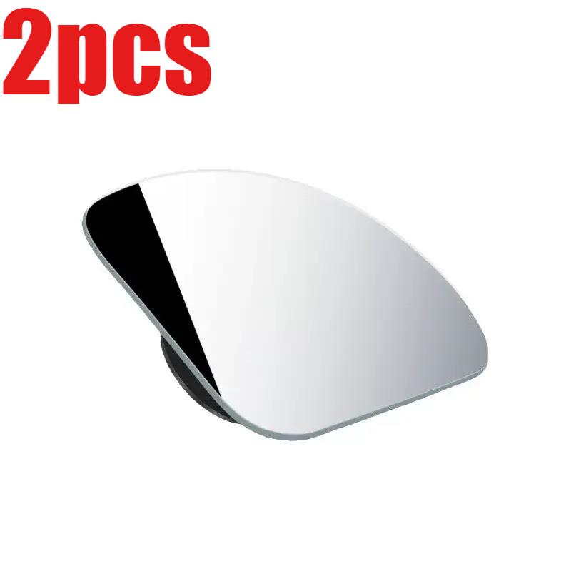 Wide Angle Auxiliary Rearview Mirrors 360° Adjustable Car Blind Spot Mirrors HD Frameless Small Round Mirror Car Mirror