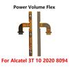For Alcatel 3T 10 2020 8094 Power ON OFF Volume Up Down Button Flex Cable Replacement Parts