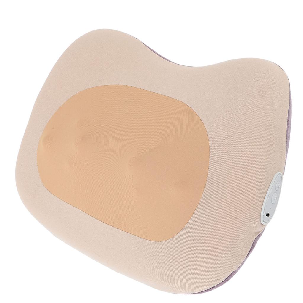 Gelbes Rückenkissen-Massagegerät Multifunktionales Herzform Tiefengewebsmassagekissen Tragbar