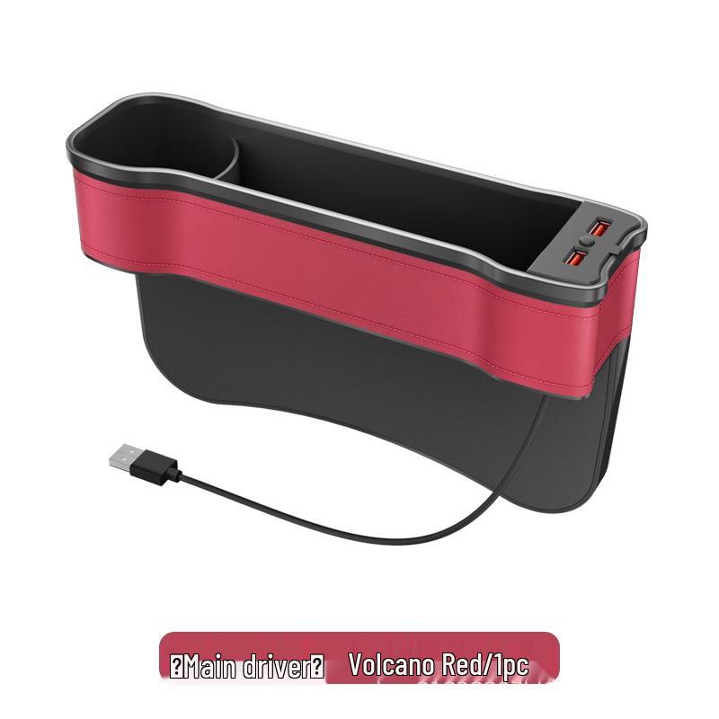 Iridescent Multifunctional Car Seat Gap Organizer with Ambient Light