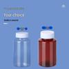 500ml Transparent Wide-Mouth Plastic Bottle