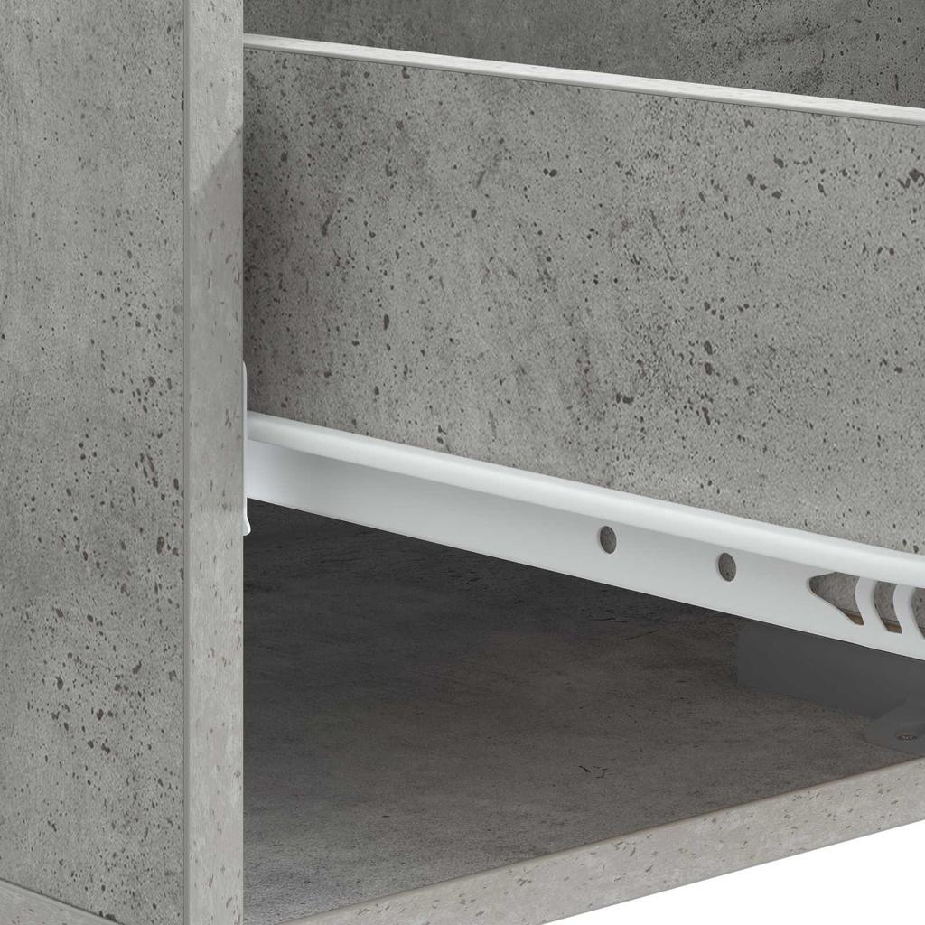 Coffee Table Concrete Grey 49 x 50 x 40 cm Particleboard
