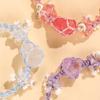Chinese Style Crystal Flower Bracelet Lucky Weaving Crystal Bracelets  Female