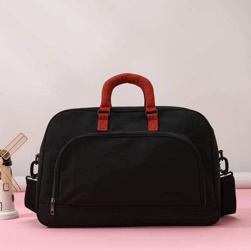 Geantă de călătorie portabilă în culori contrastante, geantă sport pentru bărbați și femei, pentru antrenament, fitness, călătorie, capacitate mare, geantă duffel