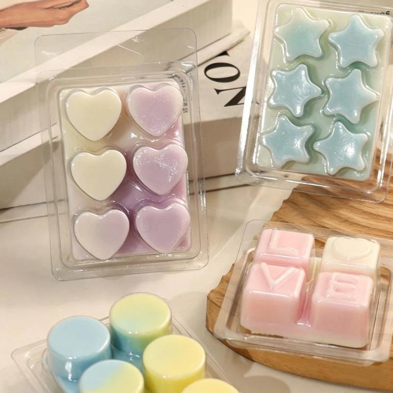 Versatile 10Pcs Clear Wax Melt Containers 6/4-Cavity Efficient For Beginners And Experts Customized Candle Making