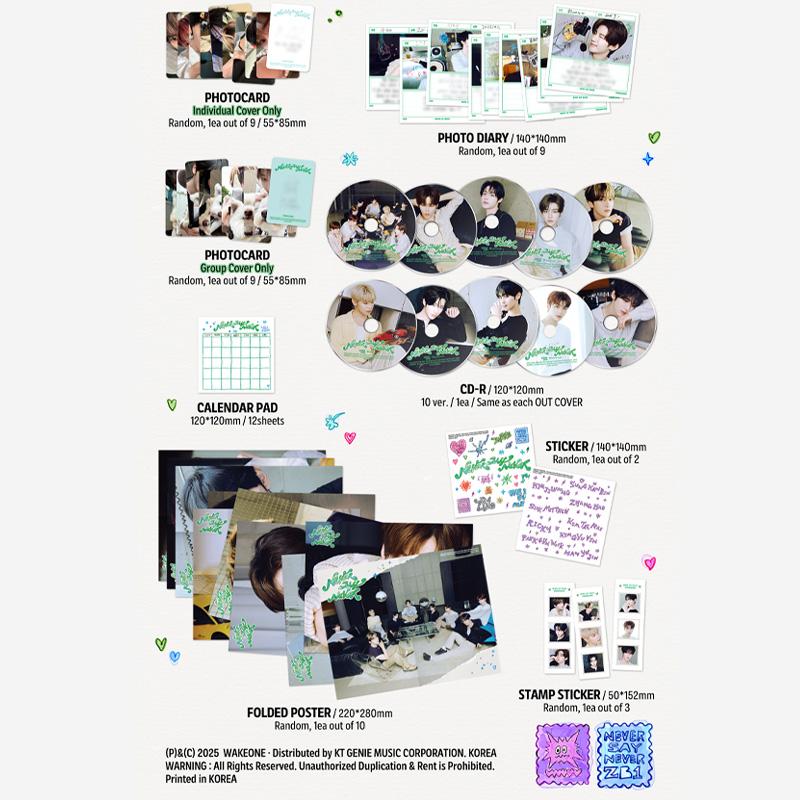 ZEROBASEONE THE 1ST FULL ALBUM [NEVER SAY NEVER] DIGIPACK Ver.