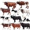 Kids' Cognitive Farm & Ranch Animal Models - Cow, Buffalo, Bison Desktop Toy Ornament