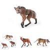 Wolf Figures With Plastic Material For Classroom Decor And Kids Gifts