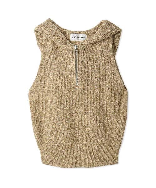 

Вязаный худи Boucle Amesli LWNT252075 ORG [Lily Brown] Женский оранжевый