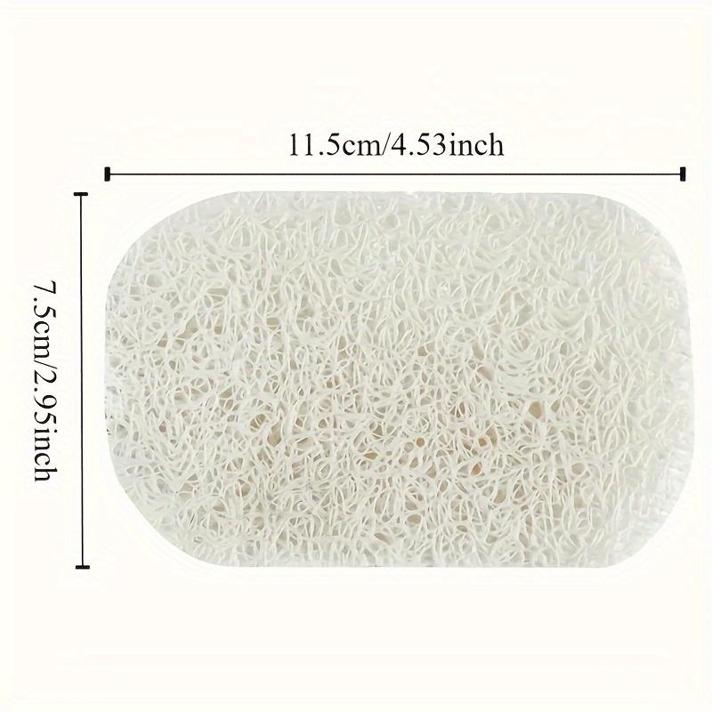 

1pcs Soap Holder Effective Soap Saver with Self-Draining System, Perfect for Shower Organization Bathroom Cleaning For Travel Hotel Use белый