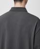 MUSINSA STANDARD Relaxed Fit Pique Polo Shirt [Gunmetal]