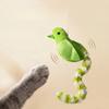 Cat Toy Simulated Bird Interactive Plush Feather Cat Teaser Toy With Bell Interactive Sounding Catnip Kitten Cat Toy Supplies