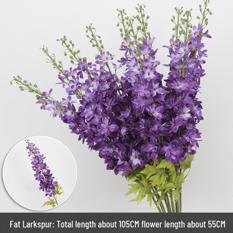 10-Piece Purple Floral Artificial Flower Set for Wedding and Aisle Decor