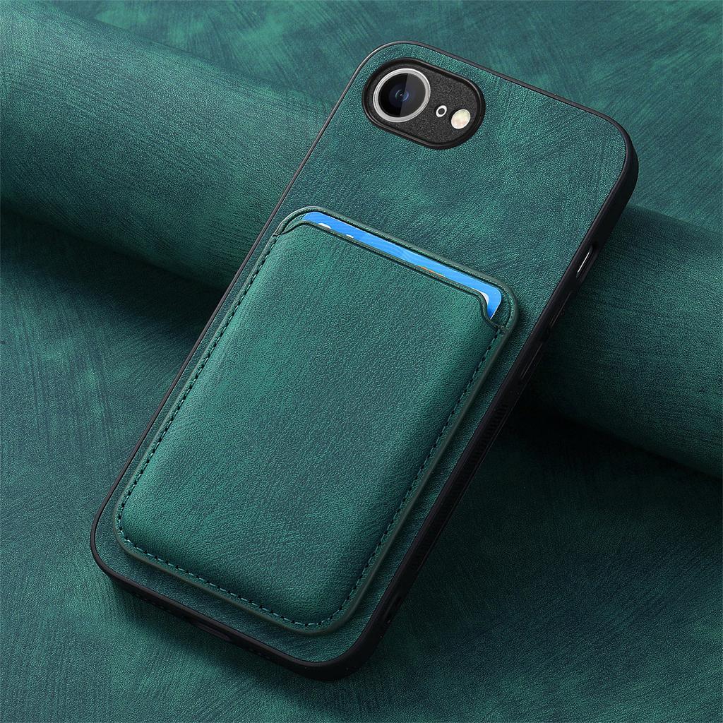 For Magsafe Leather Case for Iphone 16E 16e SE4 Magnetic Wallet Card Pocket Cover for Iphone 16E 16 Pro Max 14 15 Plus 13 12 11