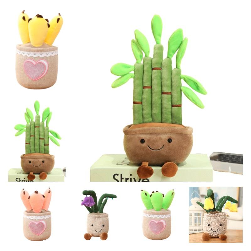Creative Plant Pot With Cake Mushroom And Tulip Design
