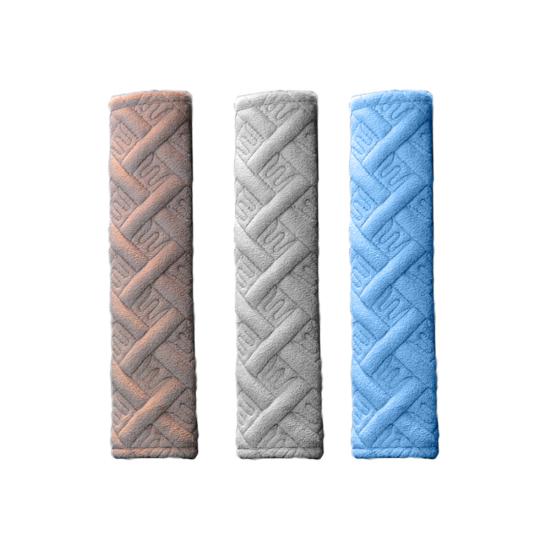 1 Pair Stylish Car Safety Seat Belt Plush Head Support Cushion Shoulder Pads