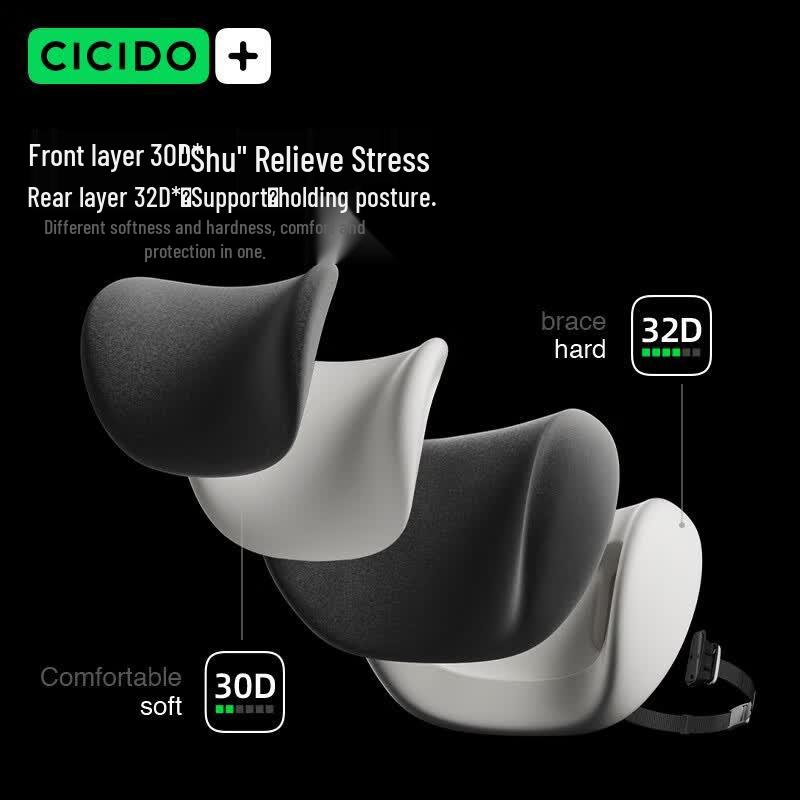 Xiduo Double-Layer Pressure Relief Headrest & Lumbar Support Set