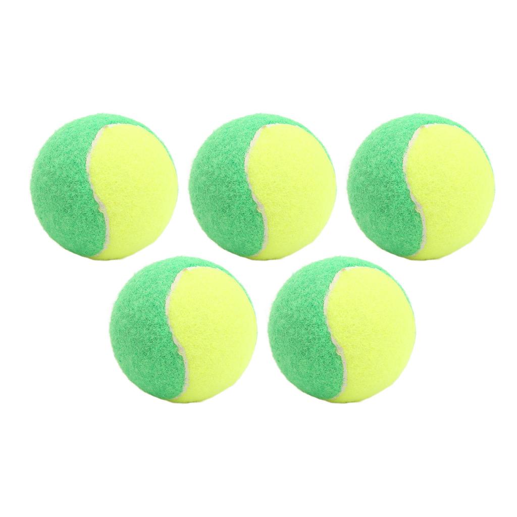 5 STÜCK 6cm Gummi Tennisbälle Elastischer Squashball Stressabbau Bälle für Training Unterhaltung