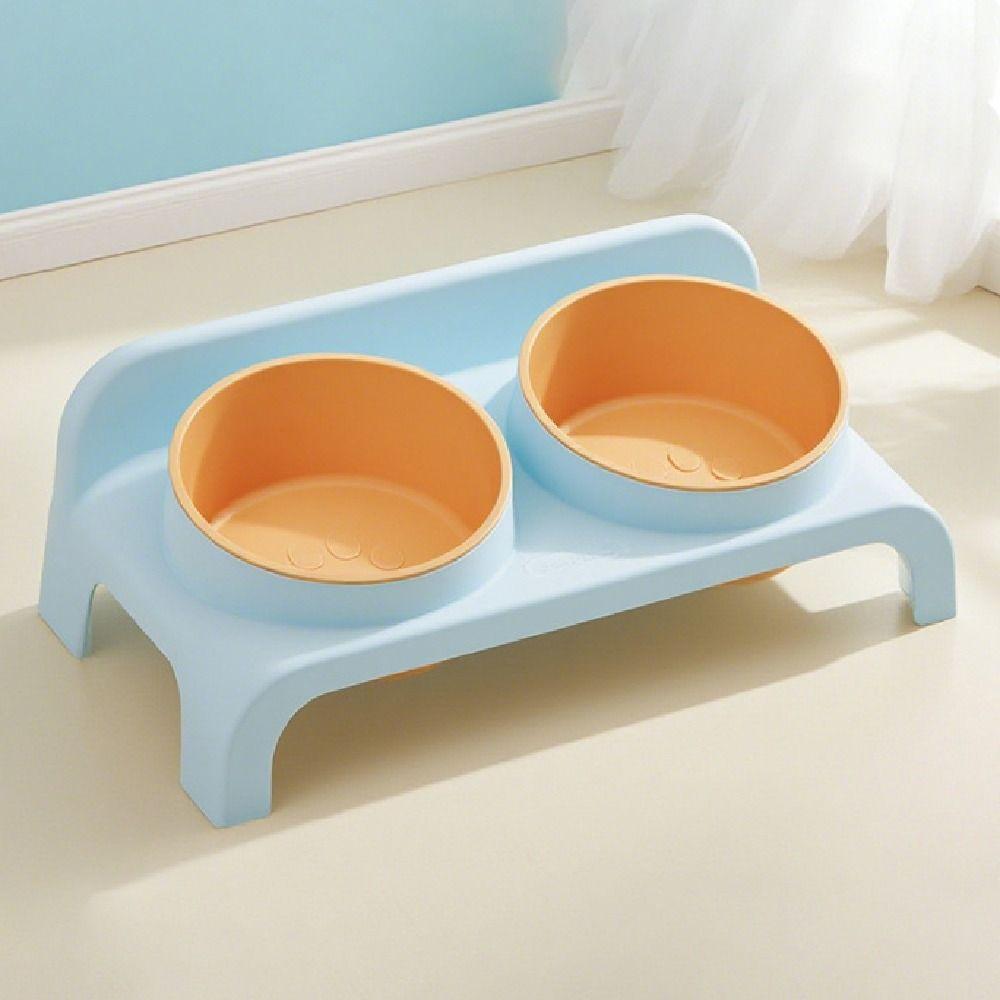Non-Slip Elevated Pet Feeder Bowl 15 ° Slant Pet Water Feeder Container  Dog Accessories
