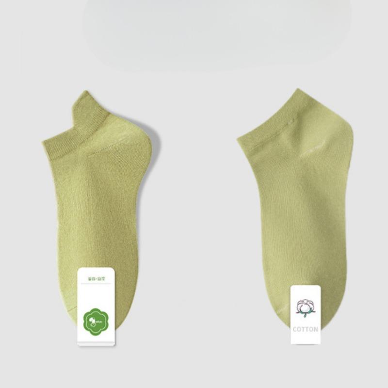 Female Spring and Summer Thin Sports Deodorant Sweat Absorbing Ear Cotton Socks