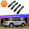 Para Ford Explorer Plug-in Hybrid Limited ST XLT U625 ~ Acabamento cromado da maçaneta da porta do carro 4 acessórios de estilo cromados