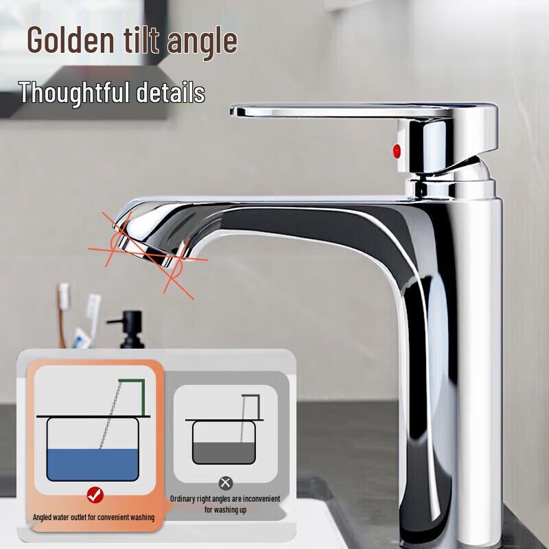 BOONEN Single Handle Hot & Cold Basin Faucet
