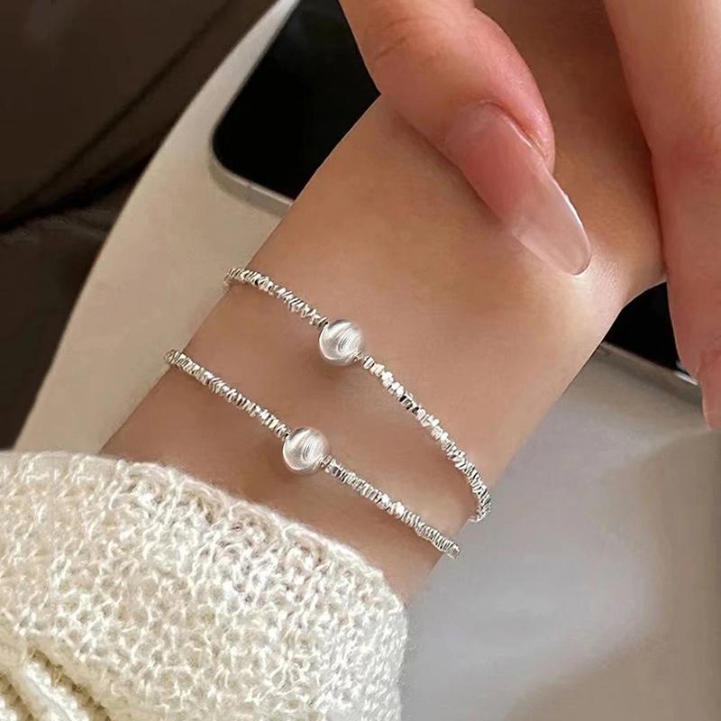 Cat'S Eye Broken Bracelet, High-Grade Light Luxury Brushed Round Jewelry