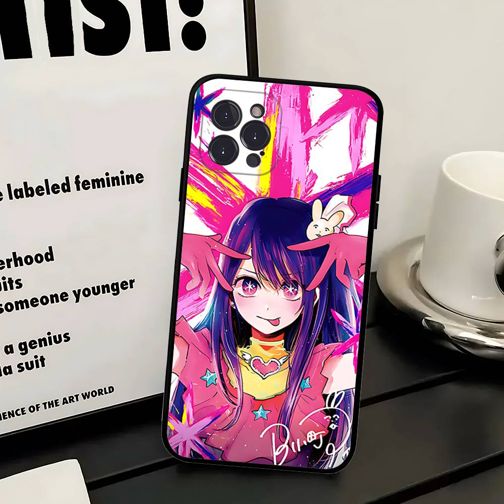 Oshi No Ko Anime Ai Hoshino Mädchen Weiche Rückseite Handyhülle Case Für IPhone 17 16 Pro Max 15 12 11 16e 13 Mini 14 15 Plus