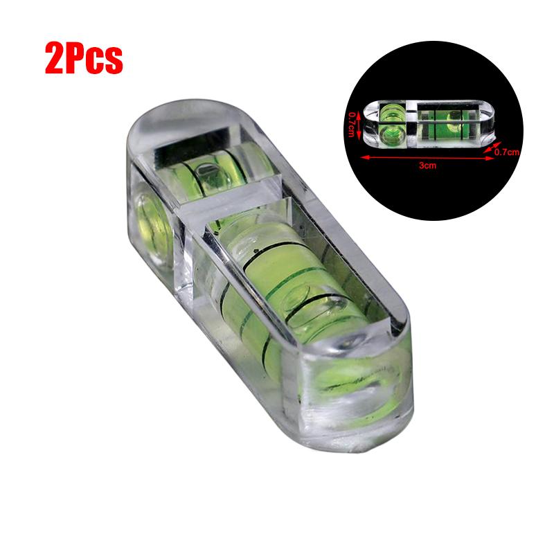 2Pcs High Precision Pan-Tilt Special PTZ T-type Level Bubble Level Protractor Precision Level Horizontal Bead Level Measuring
