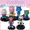 Gabby's Dollhouse Pvc Model Toy Set Adorable Cartoon Figurines For Kids And Collectors Set Of 6