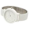 Fieldwork Women's Analog Watch with Metal Band and Bellows, Stainless Steel, Single Color, Soft White, JN040-1
