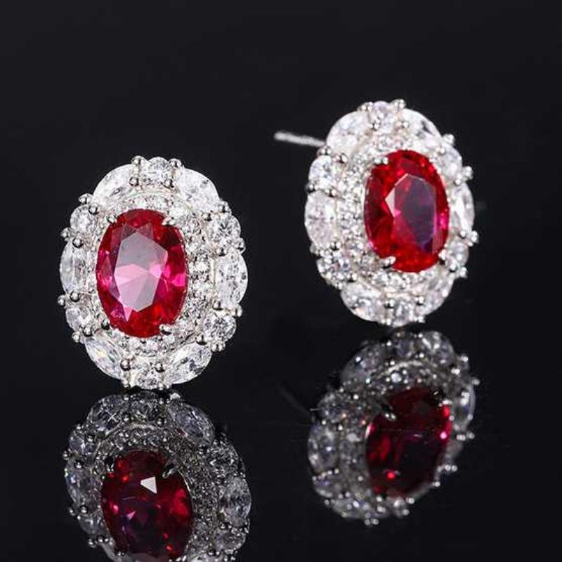 SACE GEMS 925 Sterling Silver Zircon Ring Earrings Pendant Necklace Jewelry Sets Wedding Party Gifts