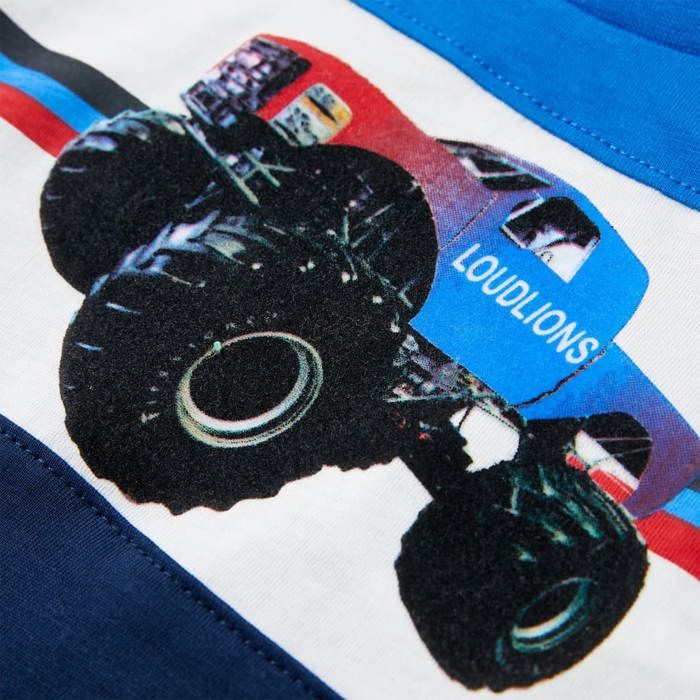 Blue and Navy Blue T-shirt for Children 92/104/116/128/140