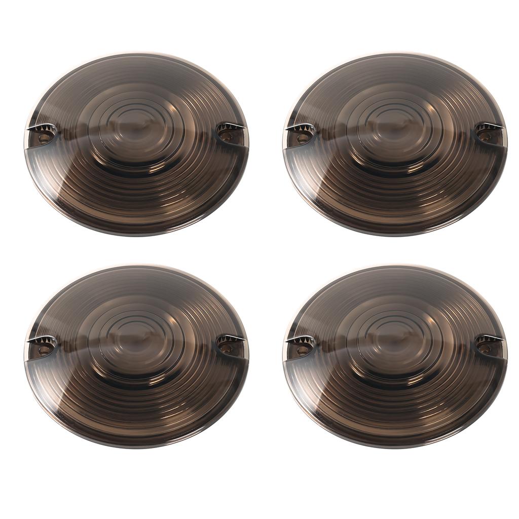 4pcs Turn Signal Light Lenses Lens Cover For Harley Touring Road King Glide Electra Heritage Softail Classic FLSTC Accessories