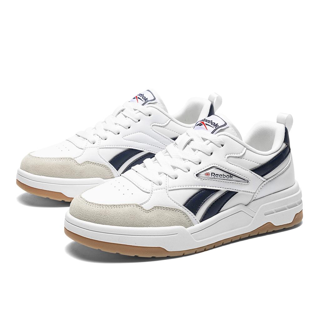 Reebok Slip Resistant Abrasion Resistant Low top Skateboard Shoes Men's White Black 26M1321MJ01FMC