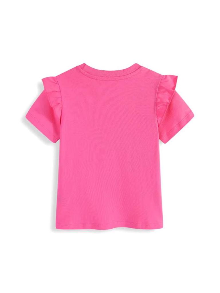 2026 Summer Short-Sleeved Embroidered Girls' T-Shirt